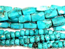 Faceted Turquoise Beads